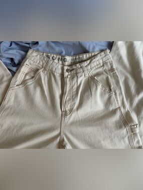 SONG Carpenter 90s Boyfriend Jean, White